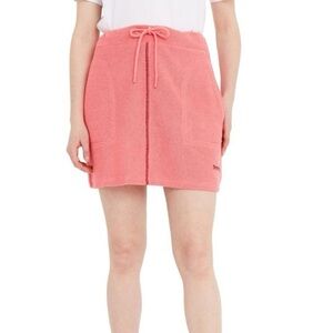 Bench Terry Cloth Coral Mini Skirt Size XS Women’s
